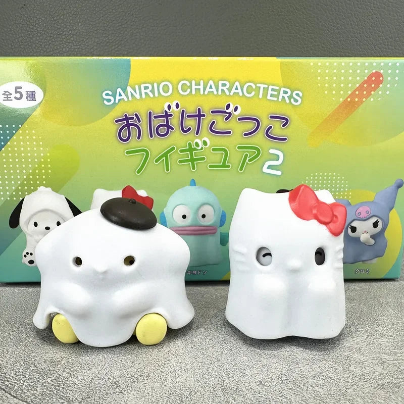 Sanrio Ghost Suit Blind Box Mini Figures – Hello Kitty, Kuromi & Pompom Purin Collection