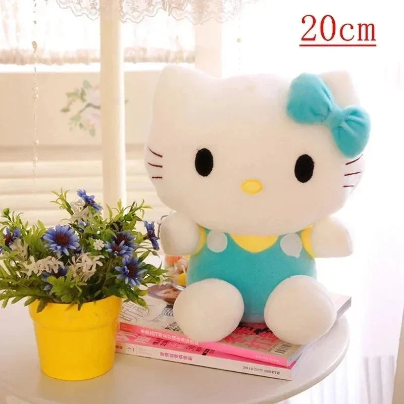 Hello Kitty Plush Doll - Kawaii Sanrio Stuffed Toy 20cm Birthday Gift for Kids