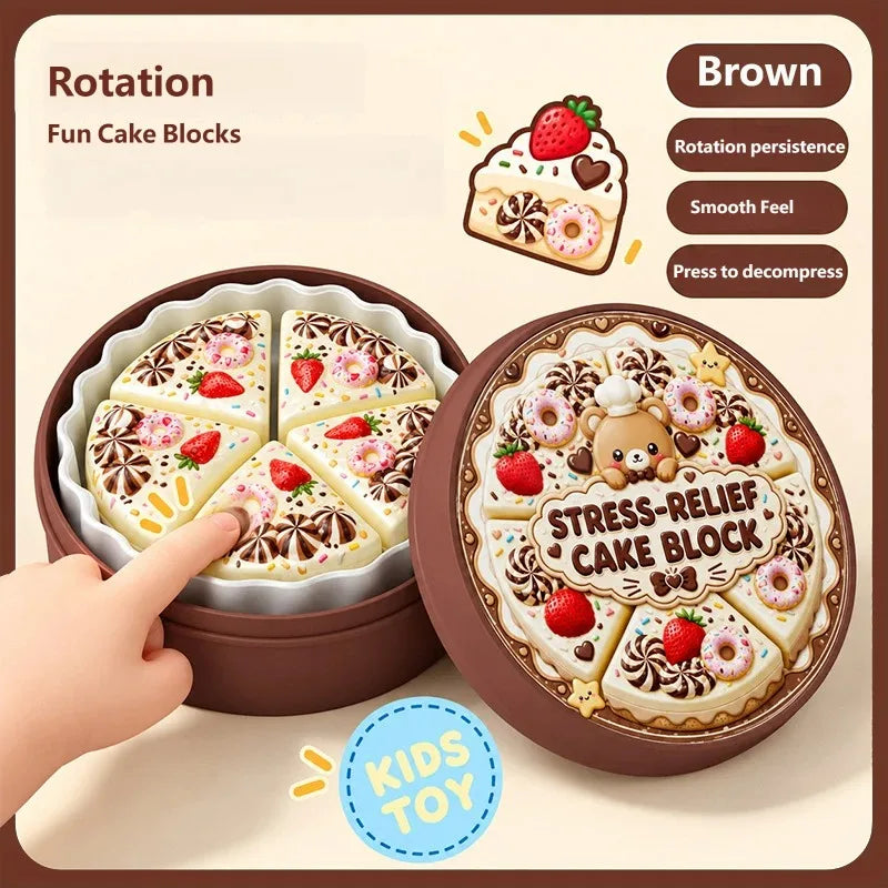 Kawaii Food-Themed Button Clicker Toy 🥚🍪💕