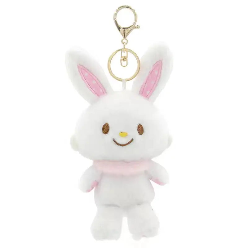 Sanrio Plush Pendant Charm - Kawaii Hangyodon Kuromi My Melody Stuffed Doll Keychain - Birthday Gift