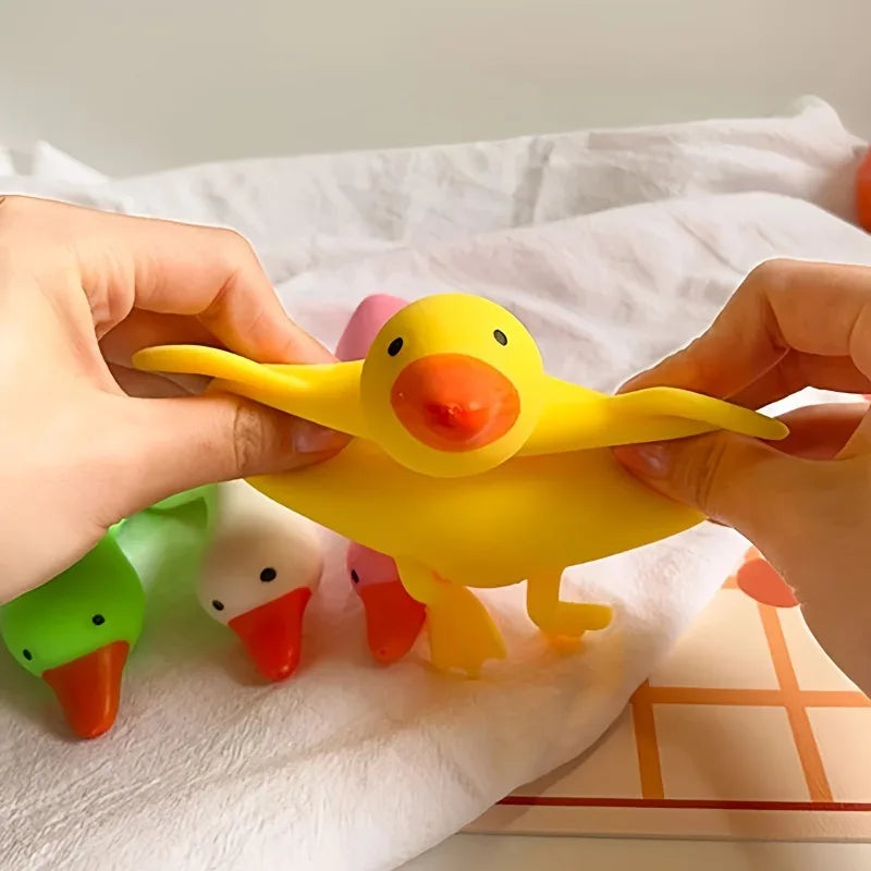 Squishy Duck & Goose Fidget Toy - Cute Stretchy Animal Squeeze Toy, Fun Gift for Kids & Adults