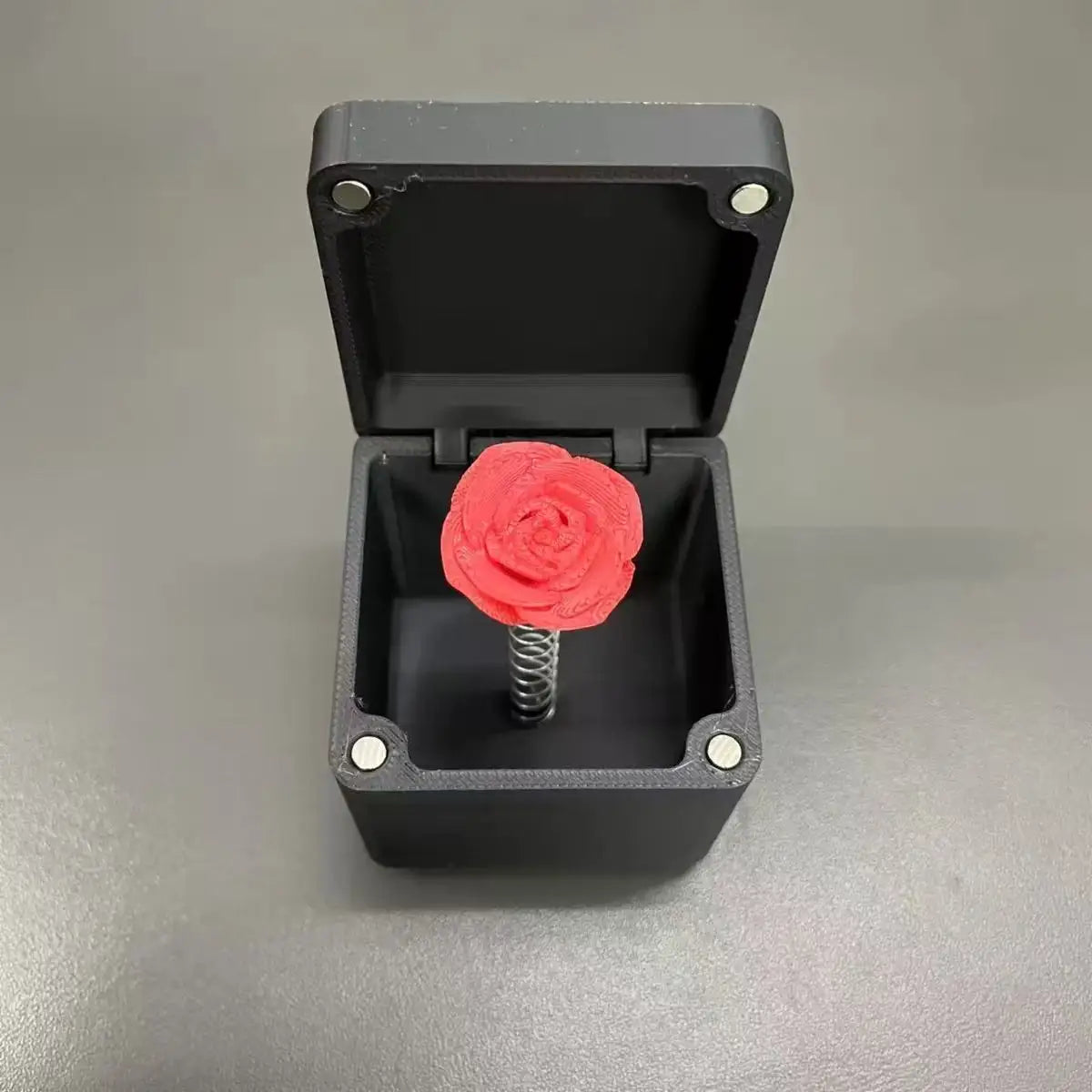 3D Printed Multi-Layer Nesting Surprise Gift Box,Halloween Gift Box with Mini Middle Finger,Prank Gift Box with 6 Layer Party