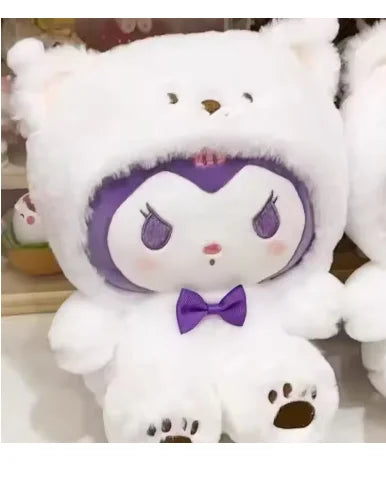 Sanrio 25cm Plush Stuffed Doll - Kawaii Kuromi My Melody Cinnamoroll Soft Animal Plushie Pillow - Birthday & Holiday Gift