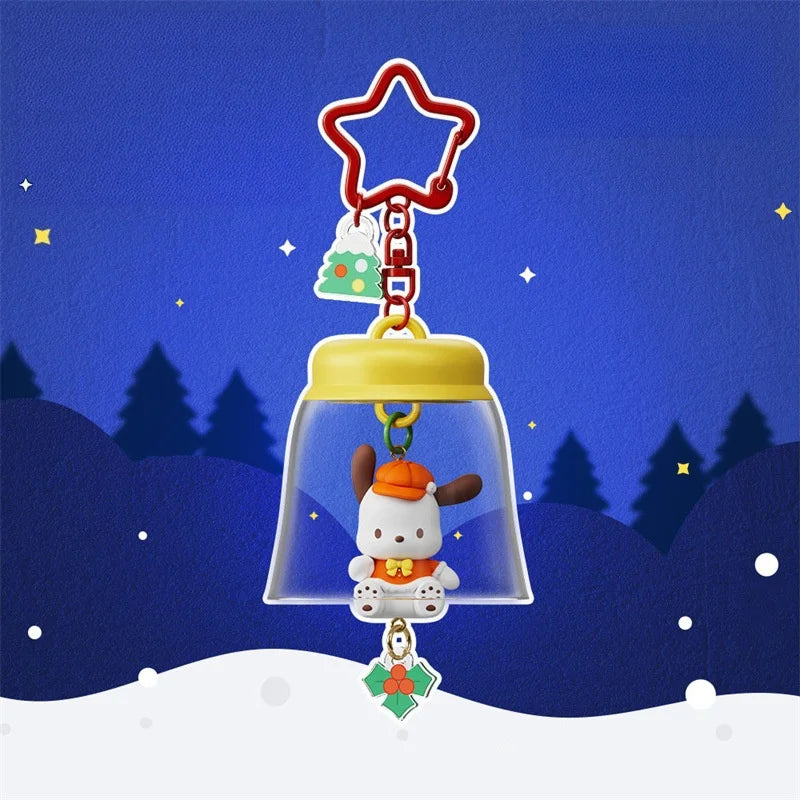 Sanrio Character Light-Up Bell Ornament 🎄🔔🎀