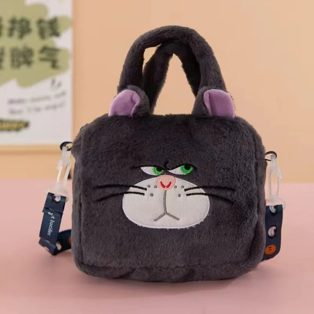 Sanrio Mini Plush Backpack & Cosmetic Bag – Kuromi, Cinnamoroll, My Melody & Hello Kitty | Kawaii Gift