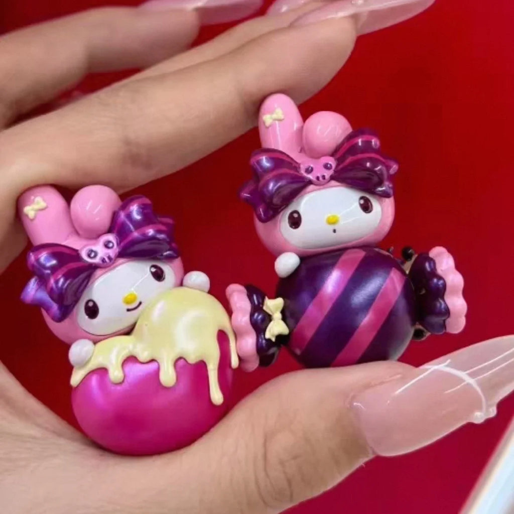 Genuine Sanrio Characters Kawaii Hello Kitty My Melody Kuromi Cinnamoroll Sugar Heart Honey Blind Bag Birthday Gift Trendy Toys