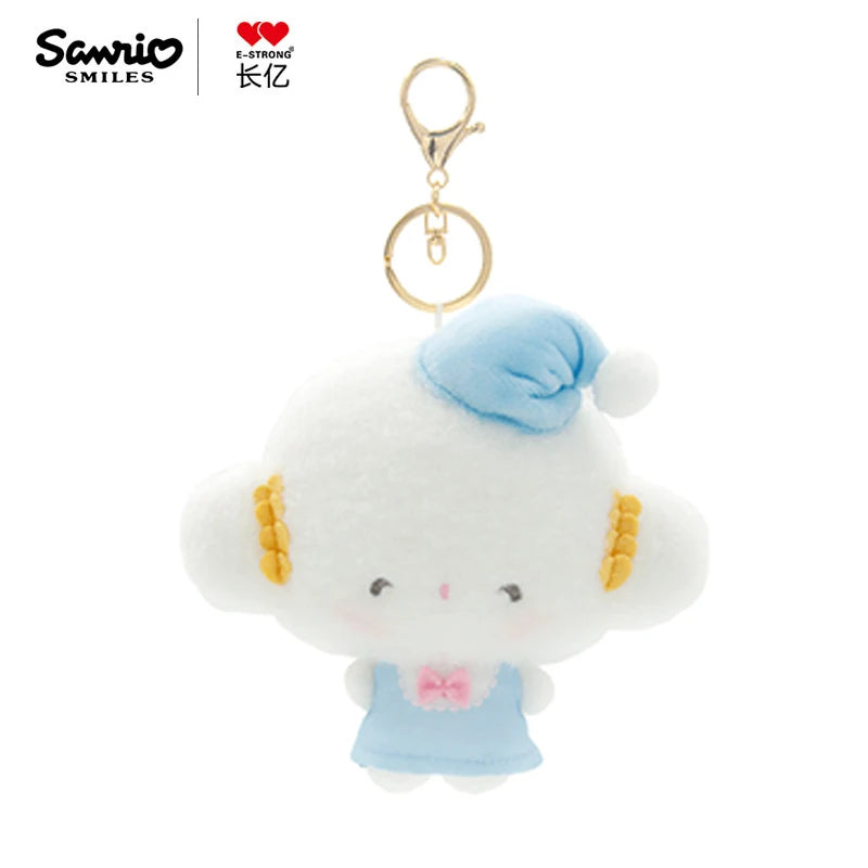 Sanrio Plush Pendant Charm - Kawaii Hangyodon Kuromi My Melody Stuffed Doll Keychain - Birthday Gift