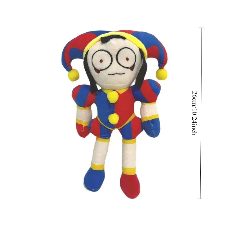 The Amazing Digital Circus Plush Pomni and Jax Plushie Doll Toys Cute Stuffed Animal Birthday for Kids Children Christmas