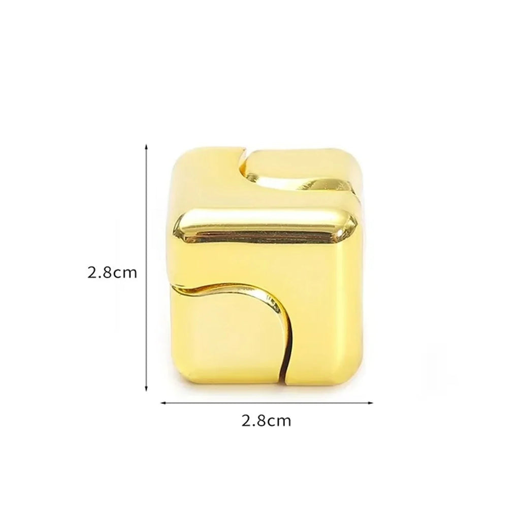 Fidget Spinner Toys Cube Metal Cool Stuff Desk Gadgets Office Toys Small Anxiety Figette Sensory Toy ADHD Tool for Teens Adults