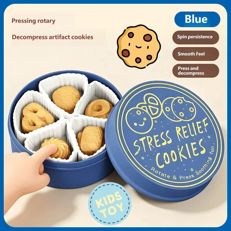 Kawaii Food-Themed Button Clicker Toy 🥚🍪💕