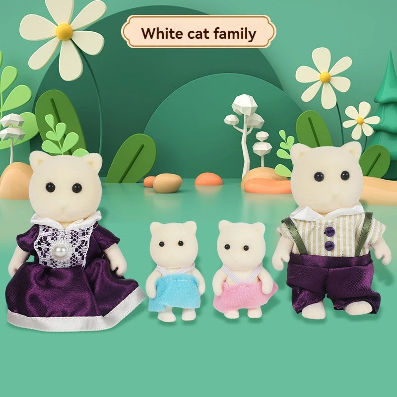 🌿 Forest Animal Family Dollhouse Miniatures 🐻 | 1:12 Scale Accessories