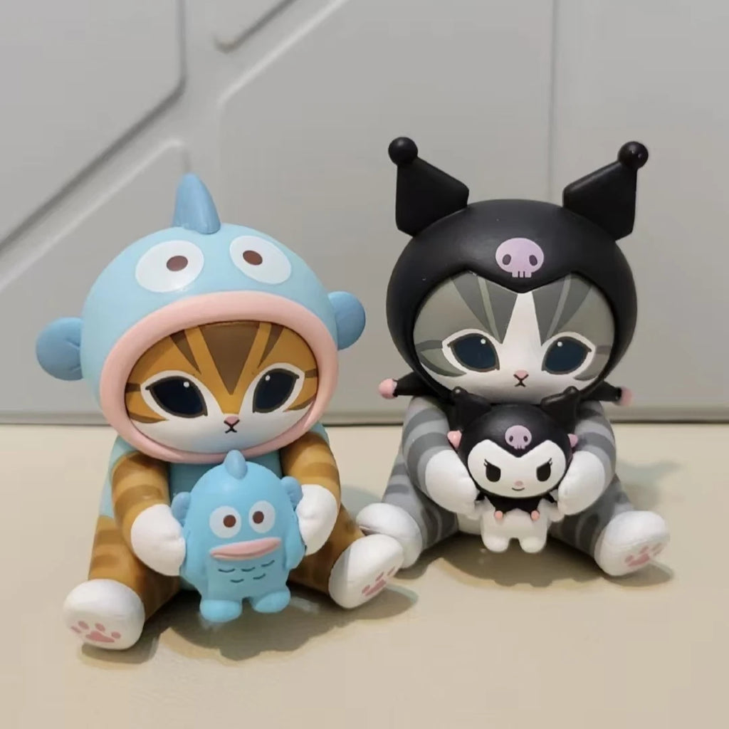 Mofusand Shark Cat Blind Box – Vinyl Collectible Figure | Cute Cat Toy & Mystery Gift