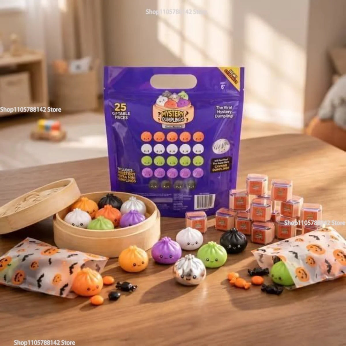 Mini Mystery Dumpling Squishies, 25 Pieces 🥟🎁💕