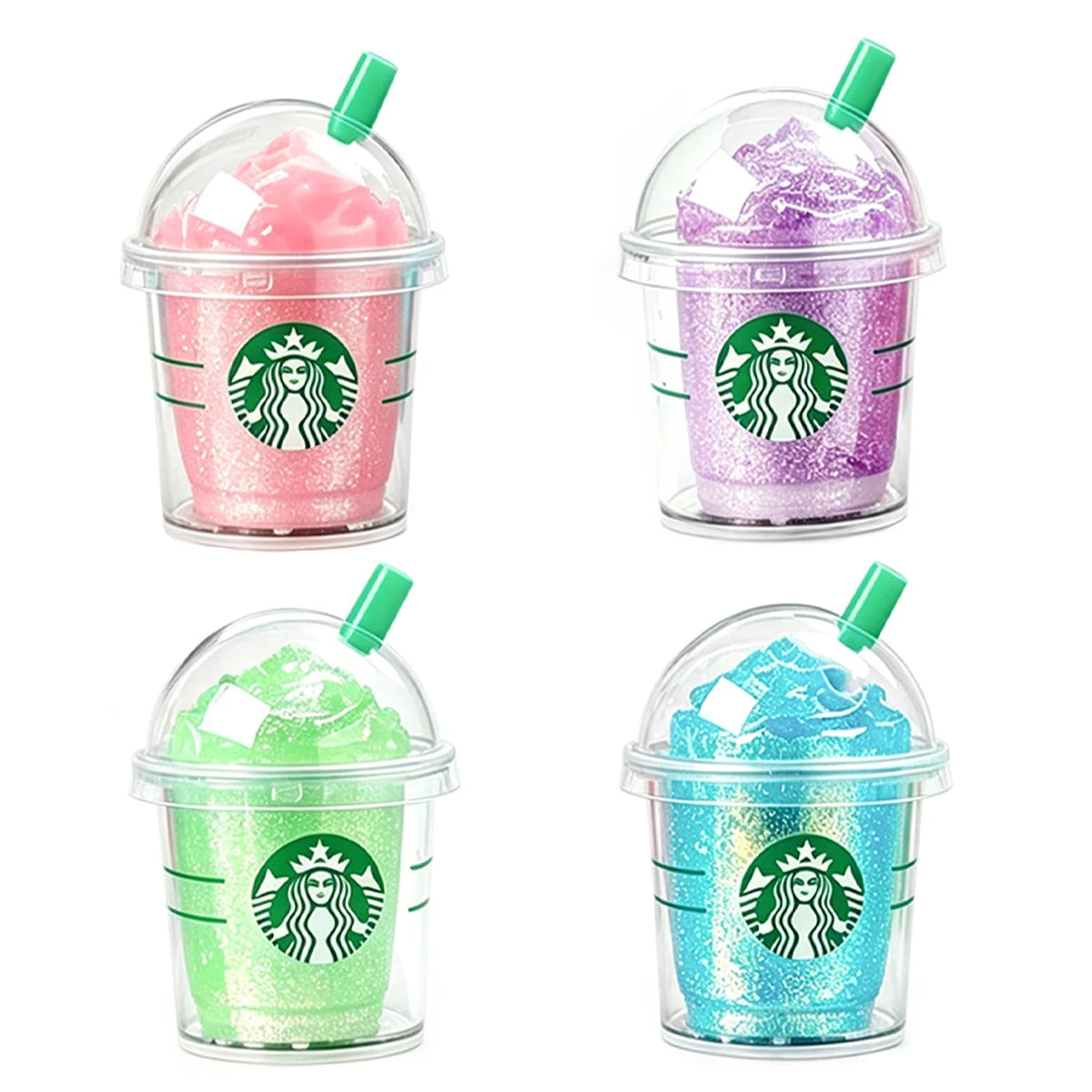 Cute Iced Coffee Cup Squishy Toy – Colorful Slow Rising Squeeze Toy | Fun Mini Drink Cup Fidget Gift
