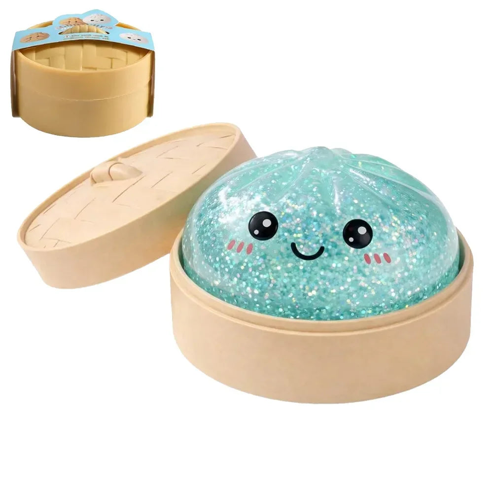 Cartoon Ghost Bun Squishy Toy – Soft Slow-Rising Squeeze Toy | Cute Halloween Ghost Gift & Collectible