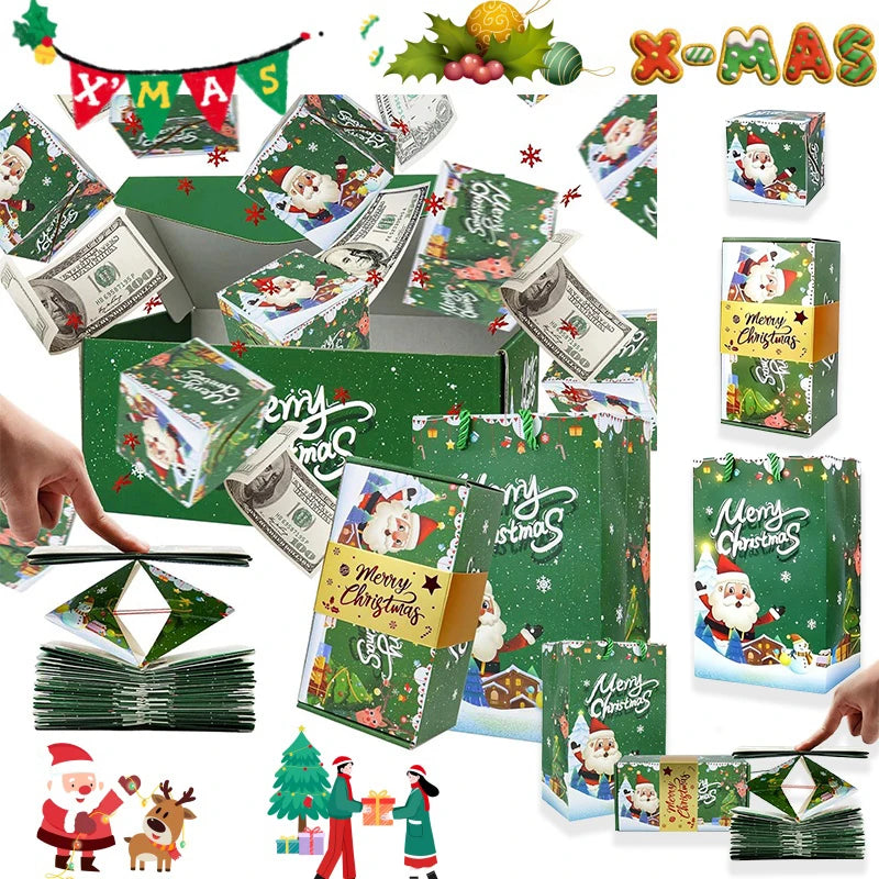 Christmas Pop-Up Money Gift Box 🎄🎁✨