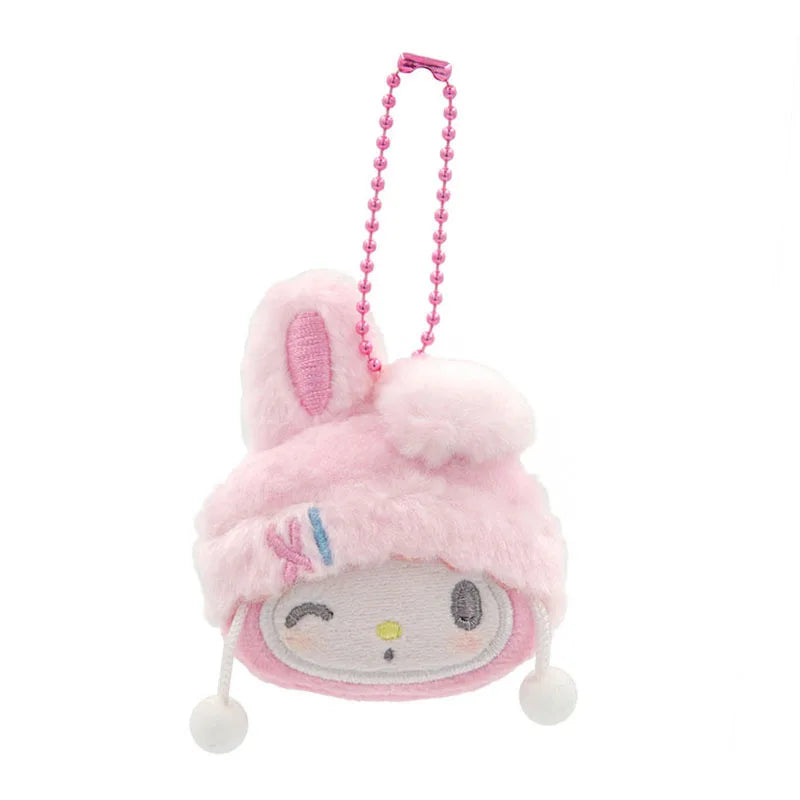 Kawaii Plush Keychain & Hair Clip 2-in-1 – Cute Fluffy Bag Charm Pendant | Gift for Girls & Plush Lovers