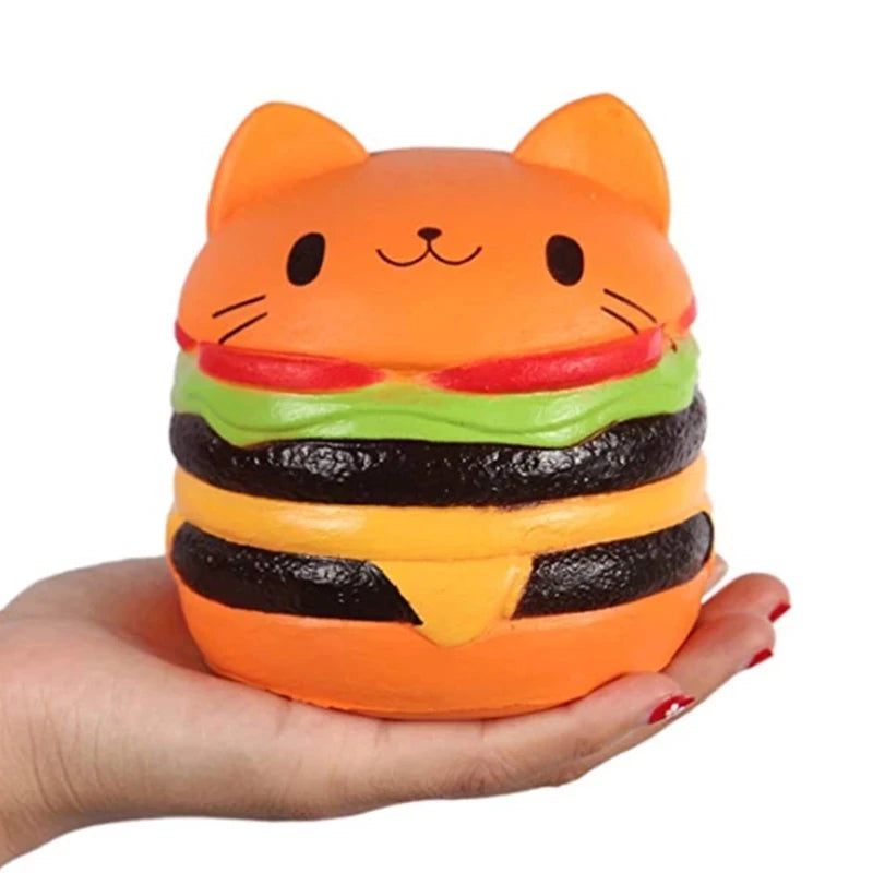Squishy Cartoon Chocolate Biscuit Series PU Squishies Slow Rising Cream Scented Fidget Anti-Stress Kids Toy Children's  Gift