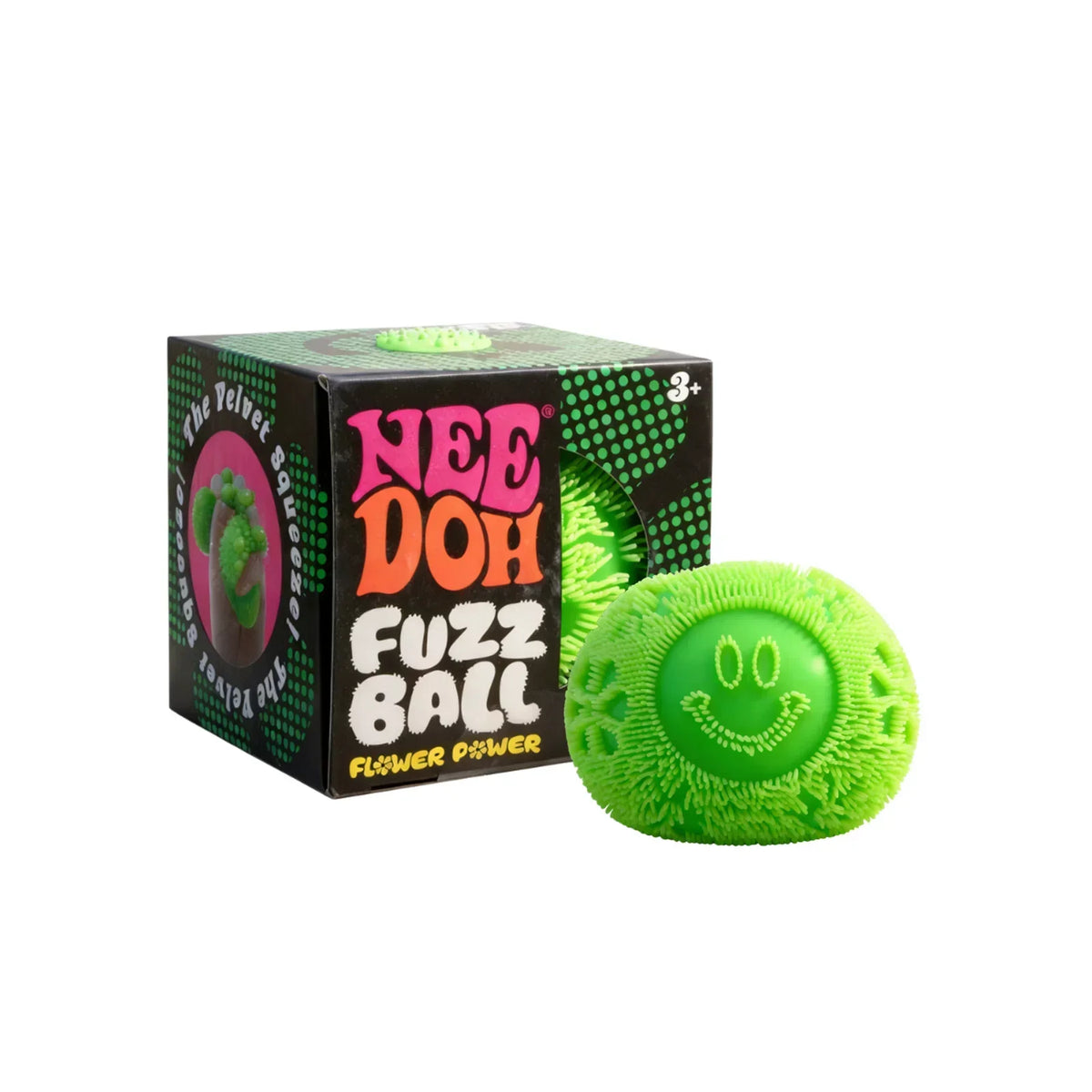 Nee Doh Fuzz Ball – Soft Squishy Squeeze Ball Fidget Toy | Fun Desk Toy & Gift