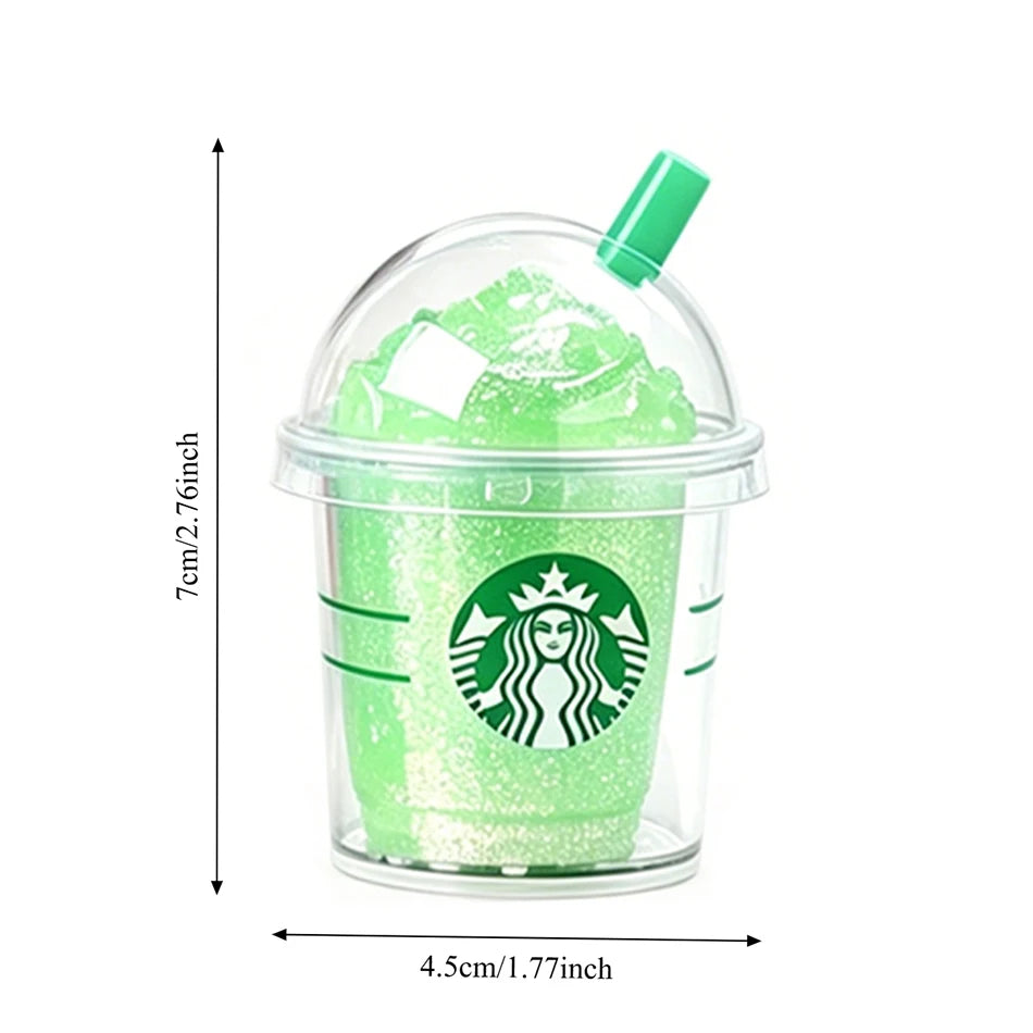 Cute Iced Coffee Cup Squishy Toy – Colorful Slow Rising Squeeze Toy | Fun Mini Drink Cup Fidget Gift