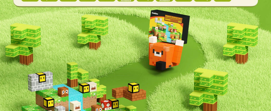 Super Magnetic Blocks Toys for Boys Girls 3+ Build Mine World Magnet Building Brick Cubes STEM Game Sensory Gift Set for Kids