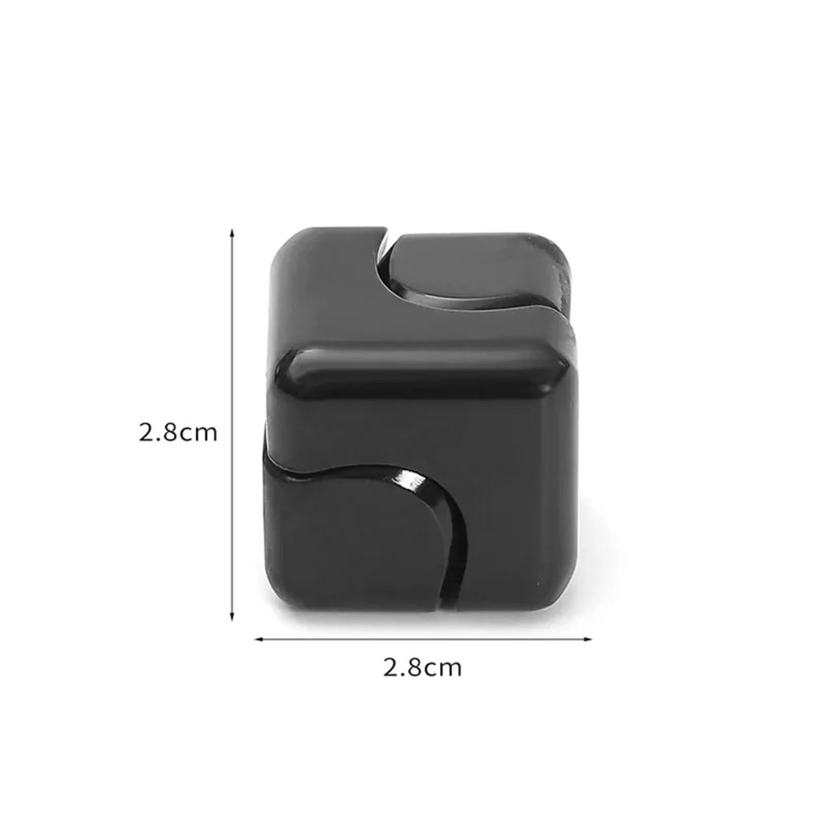 Metal Fidget Spinner Cube – Cool Desk Gadget Calming Sensory Fidget Toy for Teens & Adults