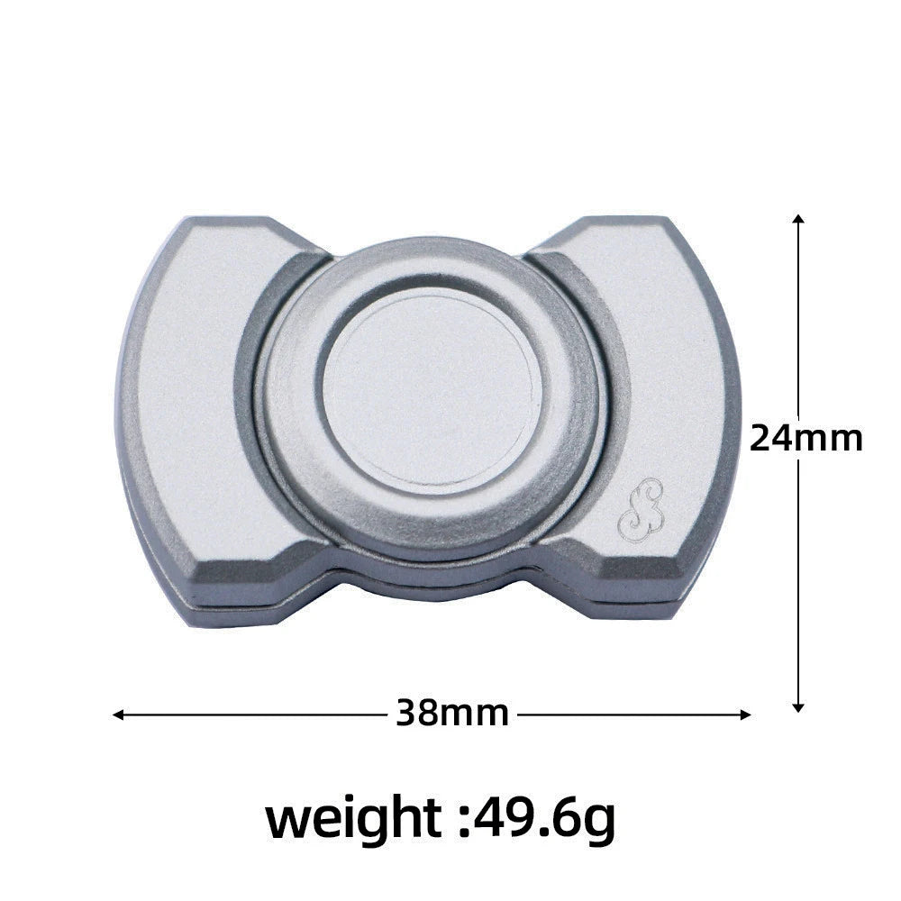 3-in-1 Skeleton Ghost EDC Fidget Toy - Alloy Spinner, Slider & Sound Coin Fidget Set