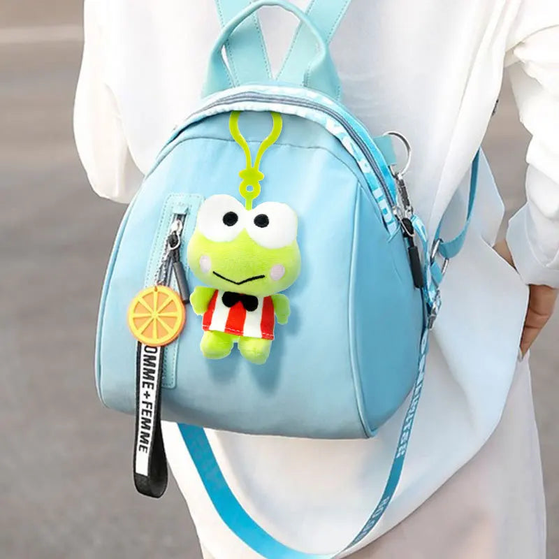 Sanrio Plush Pendant Charm - Kawaii Hangyodon Kuromi My Melody Stuffed Doll Keychain - Birthday Gift