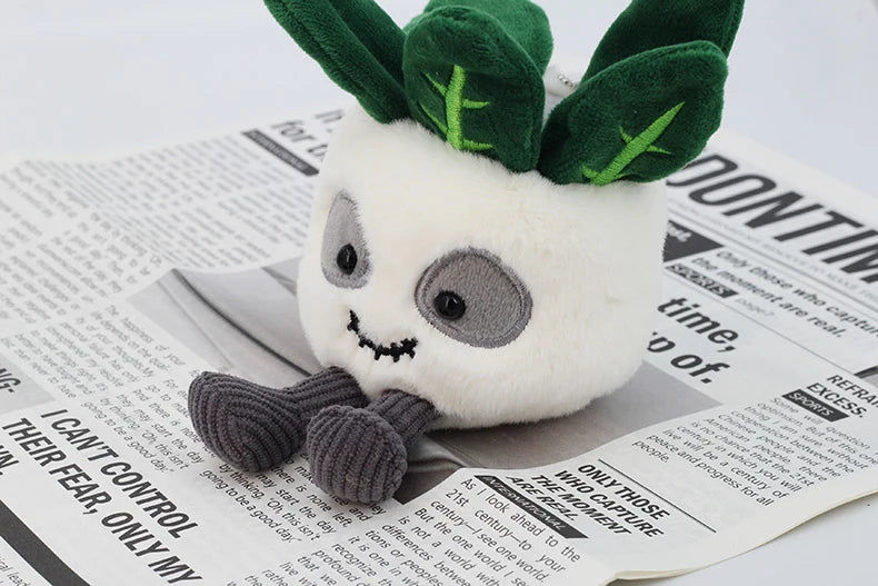 Halloween Plush Toys Cute Pumpkin Mummy Skeleton Stuffed Vegetable Dolls Funny Cartoon Bag Pendant Plushies Keychains Gifts Girl