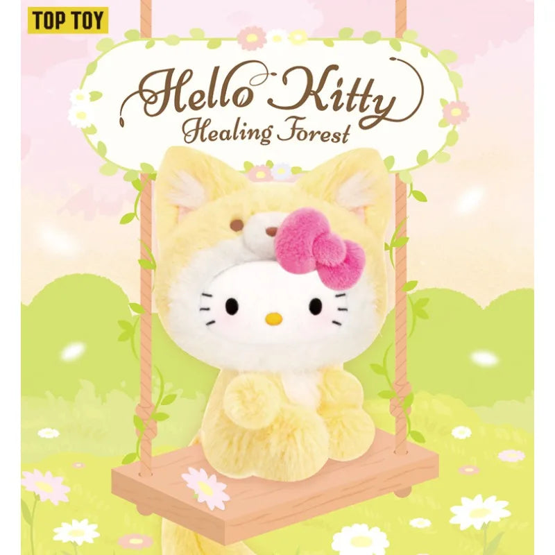 TOPTOY Sanrio Hello Kitty Healing Forest Series Blind Box – Collectible Doll Keychain & Desktop Ornament