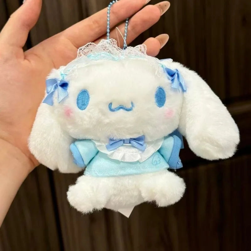 Sanrio Angel Series Plush Keychain – Hello Kitty, Kuromi & Cinnamoroll Mini Doll Pendant