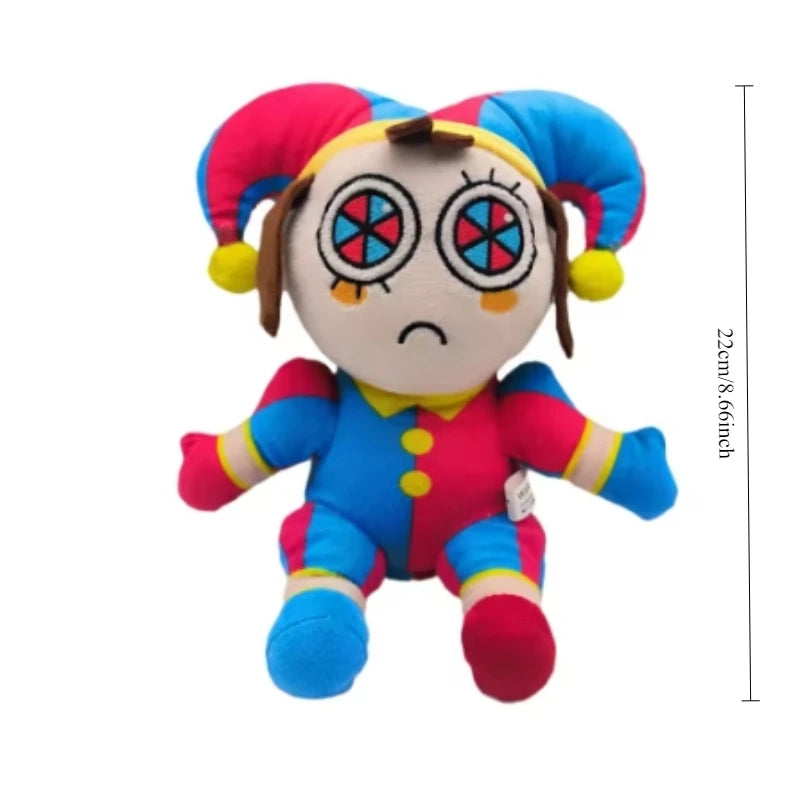 The Amazing Digital Circus Plush Pomni and Jax Plushie Doll Toys Cute Stuffed Animal Birthday for Kids Children Christmas
