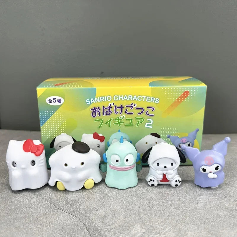 Sanrio Ghost Suit Blind Box Mini Figures – Hello Kitty, Kuromi & Pompom Purin Collection