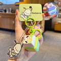 Sanrio Light-Up Sound Button Keychain Pendant - Kuromi, Hello Kitty, Cinnamoroll & More - Kawaii Fidget Bag Accessory