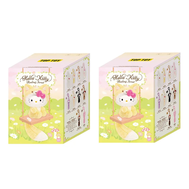 TOPTOY Sanrio Hello Kitty Healing Forest Series Blind Box – Collectible Doll Keychain & Desktop Ornament