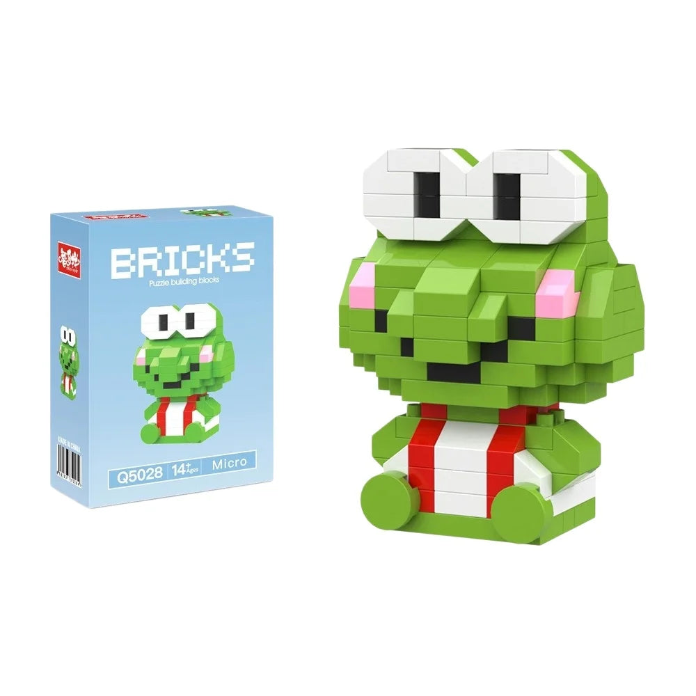 Sanrio Series Building Blocks Mini Figure Set - Hello Kitty Cinnamoroll My Melody Kuromi Pochacco Puzzle Toy Gift