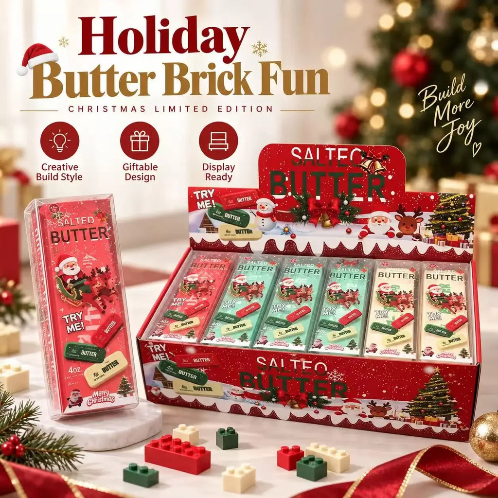 Christmas Butter Stick Squishy 🎄🧈🎁