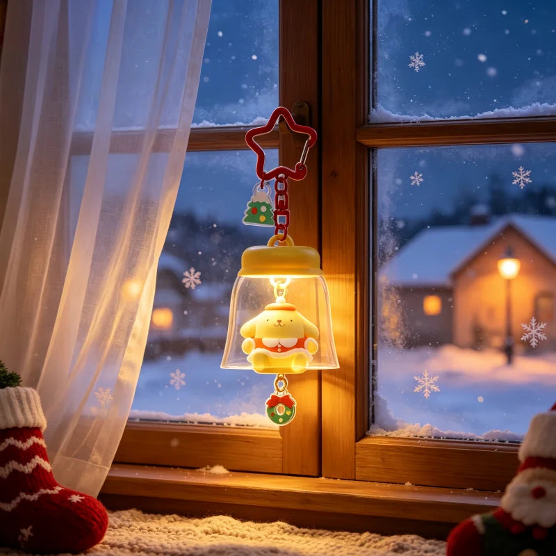 Sanrio Character Light-Up Bell Ornament 🎄🔔🎀