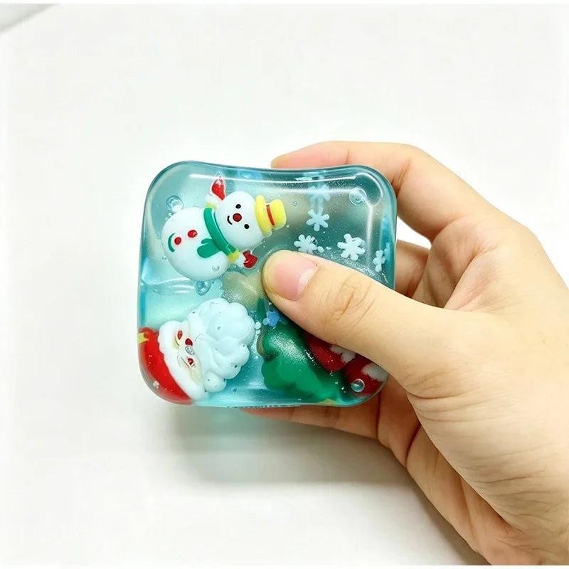 Kawaii Christmas Ice Cube Squishy 🎄🎅❄️