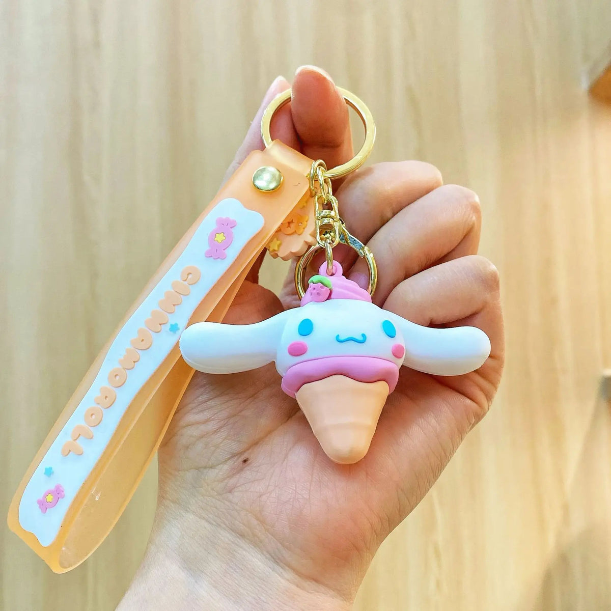 Sanrio Snack Series Keychain – Kuromi & Friends Cute Anime Bag Charm