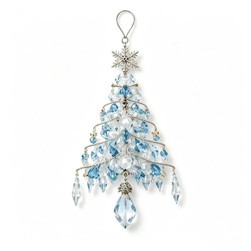 🎄 DIY Beaded Christmas Tree Ornament Kit 🎀 | Handmade Holiday Sparkle ✨