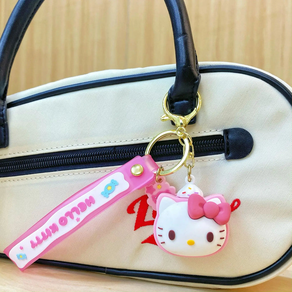 Sanrio Snack Series Keychain – Kuromi & Friends Cute Anime Bag Charm