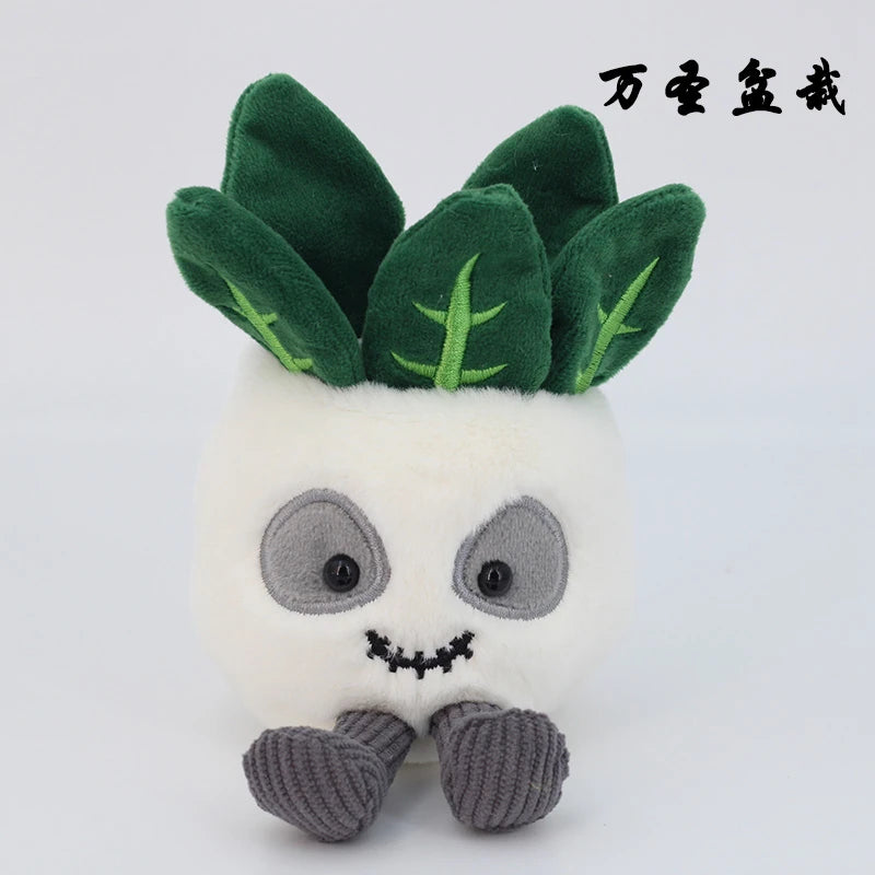 Halloween Plush Toys Cute Pumpkin Mummy Skeleton Stuffed Vegetable Dolls Funny Cartoon Bag Pendant Plushies Keychains Gifts Girl