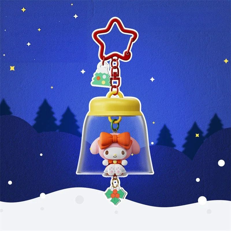 Sanrio Character Light-Up Bell Ornament 🎄🔔🎀