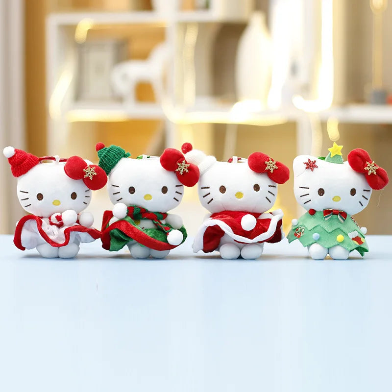 🎄 Hello Kitty Christmas Plush Bag Charm 🎀 | Festive Little Companion ✨