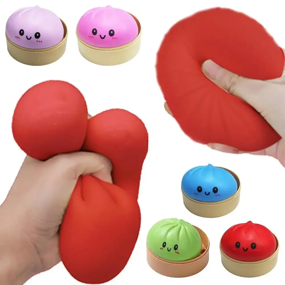 Cartoon Ghost Bun Squishy Toy – Soft Slow-Rising Squeeze Toy | Cute Halloween Ghost Gift & Collectible