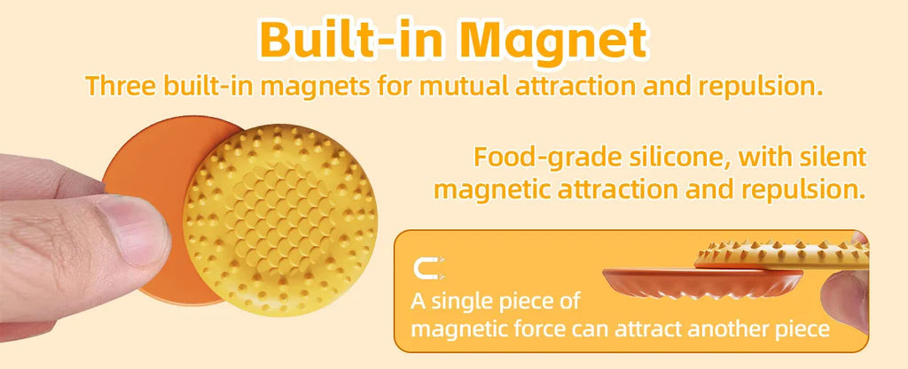Magnetic Fidget Toys for Adults & Kids -Textured Sensory Toys for Autism Children Anxiety Relief - Quiet Stress Fidgets Sliders