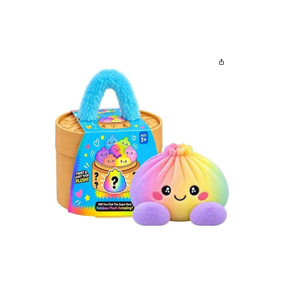 Kawaii Dumpling Plush Pillow 🥟🎀💕