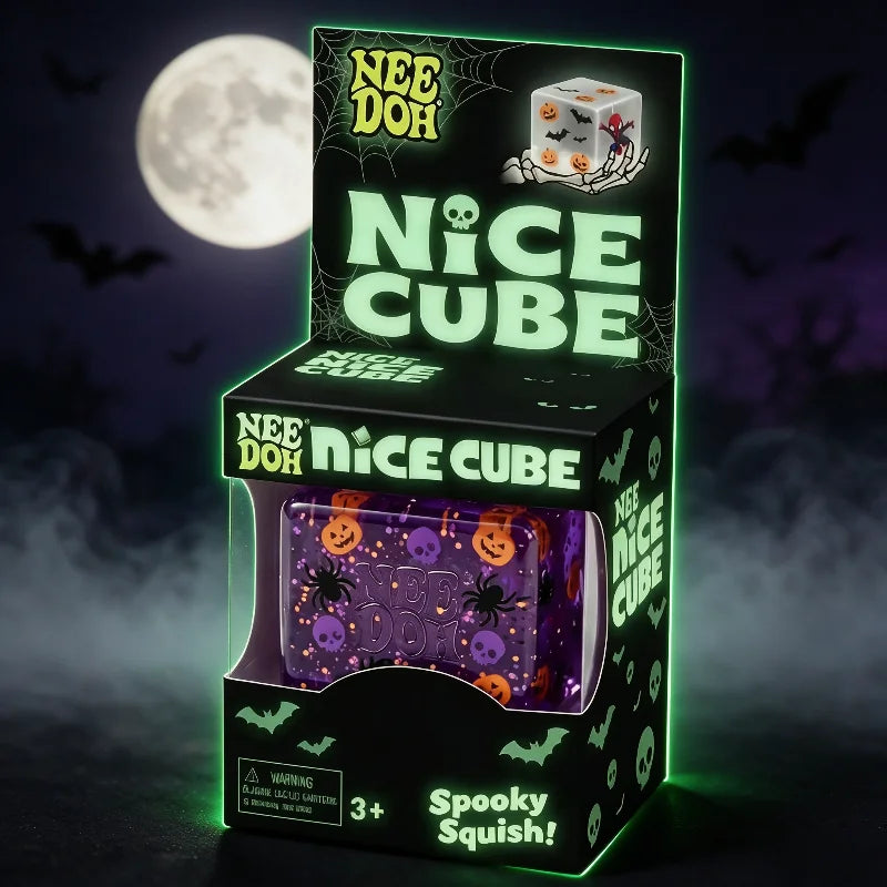 NeeDoh Halloween Gifts Such As Spiders and Pumpkins. Sensory Toys for Relieving Stress. Soft Decompression Toys