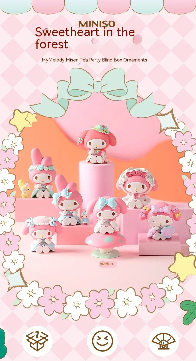 Sanrio My Melody Tea Party Blind Box – Strawberry Picnic Series PVC Figurine